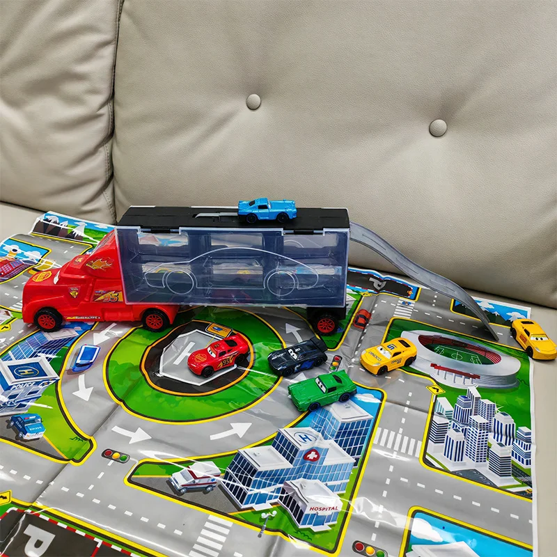 Молния Маккуин Pixar Cars Disney Alloy Truck Jackson Storm Cruz Ramirez Фигурки Трек Карта Модель