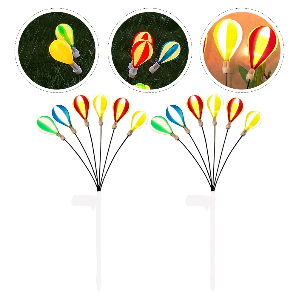 

2 Pcs Solar Lights For Outside Solar Wind Chime Light Powered Garden Lights Stakes Dancing Outdoor LED Decor Decorative Metal