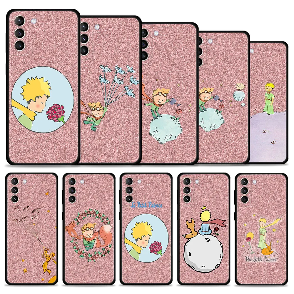 

Phone Case For Samsung Galaxy S21 S20 FE S22 Ultra S10 S9 S8 Plus Note 20 Ultra 10 Plus Cover Little Prince sun king Little Fox