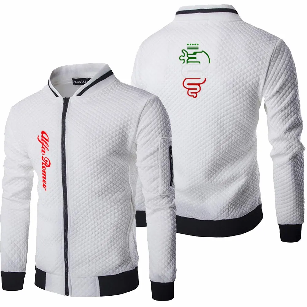 

2023 New Mens Alfa Romeo Jacket Spring Autumn Long Sleeve Fashion Sportswear Casual Zipper Hoody Male Sweatshirts