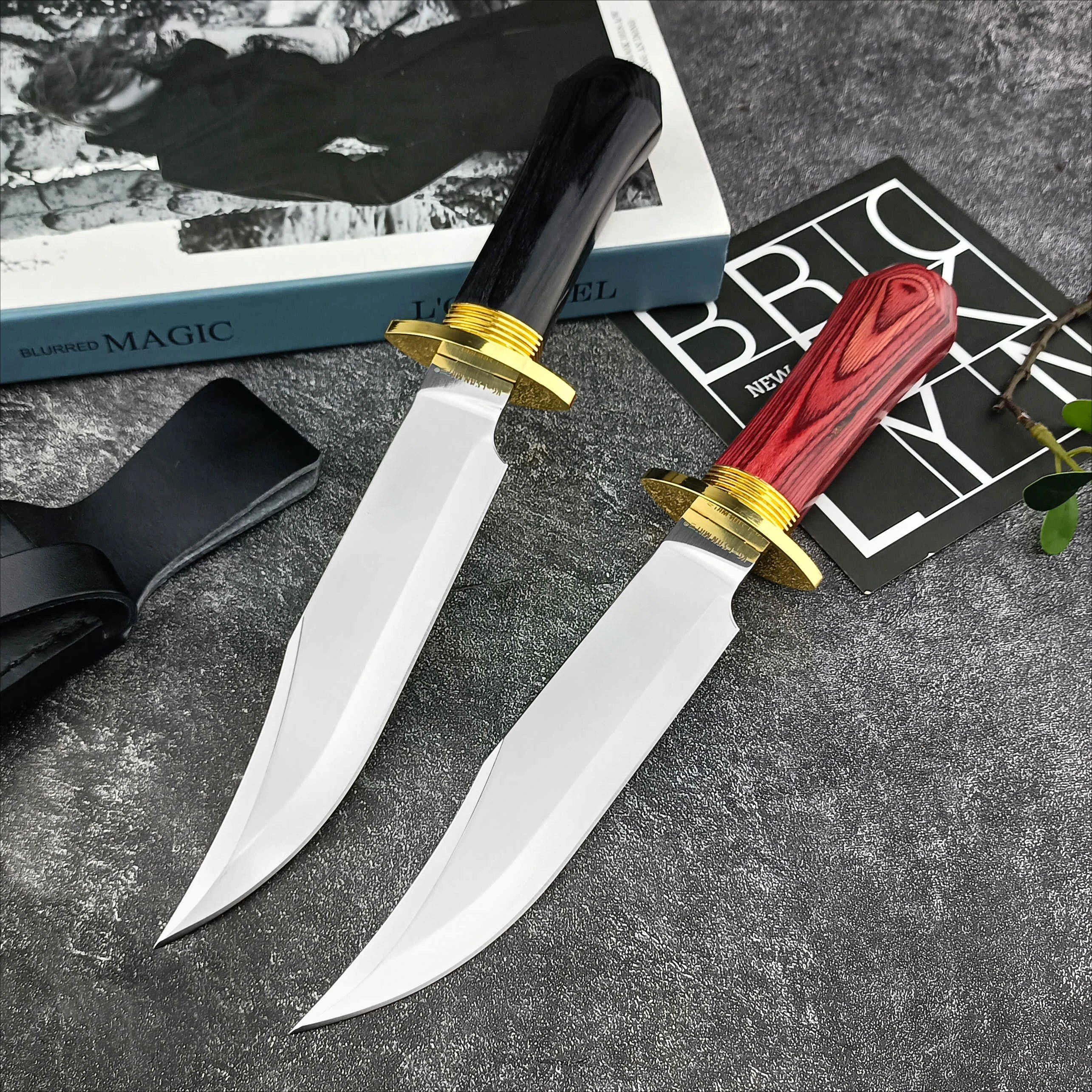 Laredo Mini SanDALO Нож С Деревянной Ручкой И Фиксированным Лезвием 9Cr13Mov Стальной Уличный