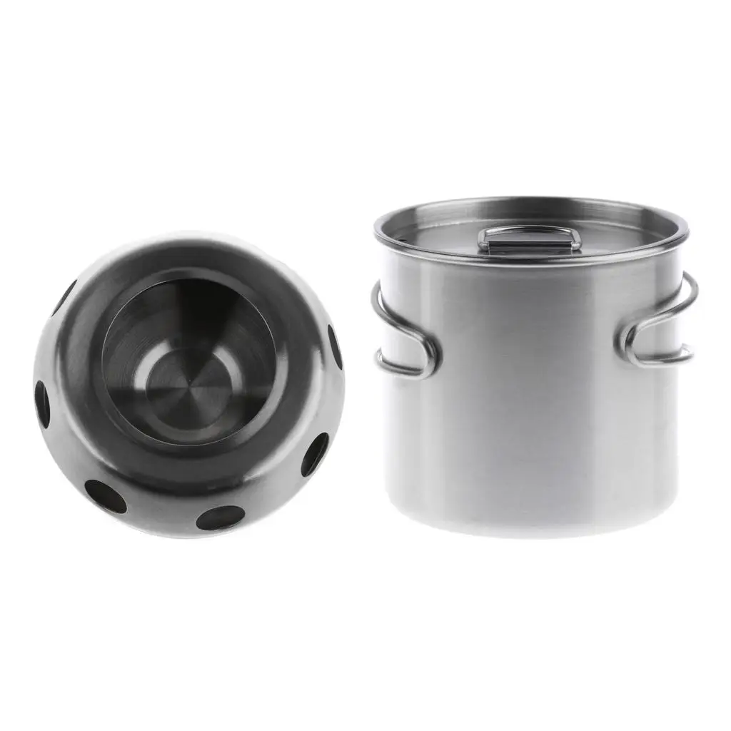 Набор из нержавеющей стали 500 мл + духовая горелка для приготовления пищи на