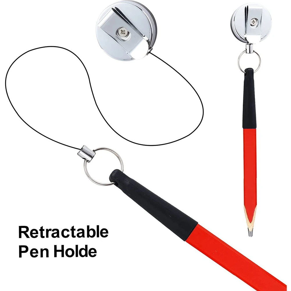 

Выдвижные Плотницкие держатели для карандашей, выдвижной держатель для ручек для медсестер, работников, нейлоновый кабель, держатель для р...