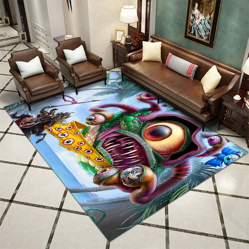 

Nordic color 3d vision Geometric Printing Carpets for Living Room Bedroom Area Rug Fashion Luxury Room Floor Mat For Bedside Rug