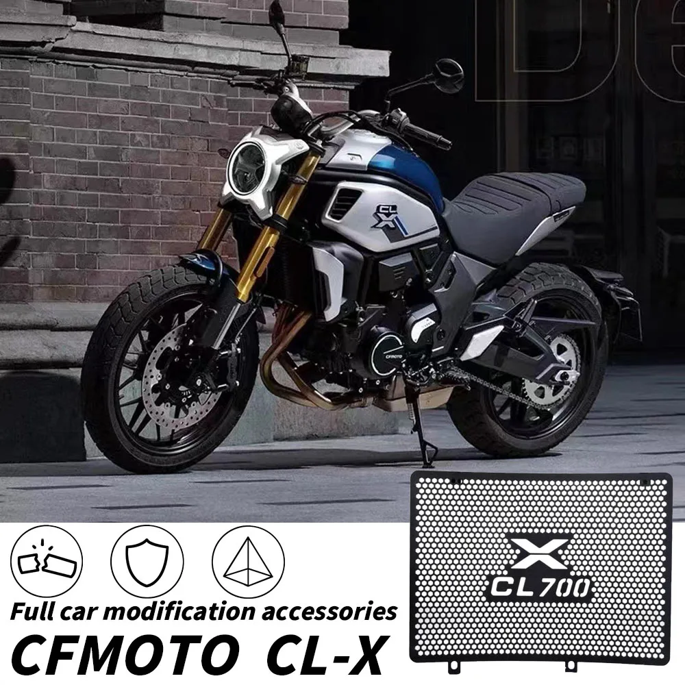 

For CFMOTO CLX-700 CLX700 700CLX CF CL-X700 Motorcycle Accessories Radiator Grille Guard Grill Cover Fender Net Mesh