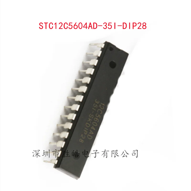 

(5PCS) NEW STC12C5604AD-35I-DIP28 STC12C5604AD Single Chip Microcomputer Chip Straight Into DIP-28 Integrated Circuit