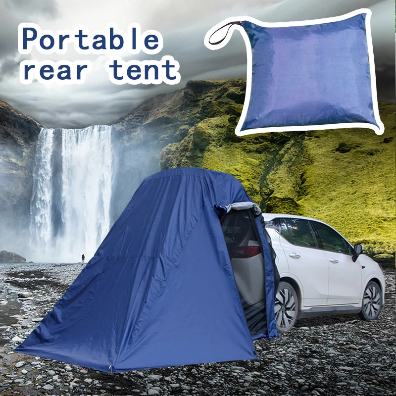 

Outdoor Self-driving Tour Car Trunk Tent BBQ Camping Car Tail Extension Tent Sunshade Rainproof Rear Tent Awning For Car SUV MP