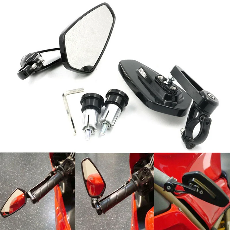

7/8" 22mm CNC Motorcycle Rearview Mirrors Bar End Handlebar Mirror Rear View Mirror FOR HONDA CB 400 PCX 125 FOR YAMAHA YZF R1