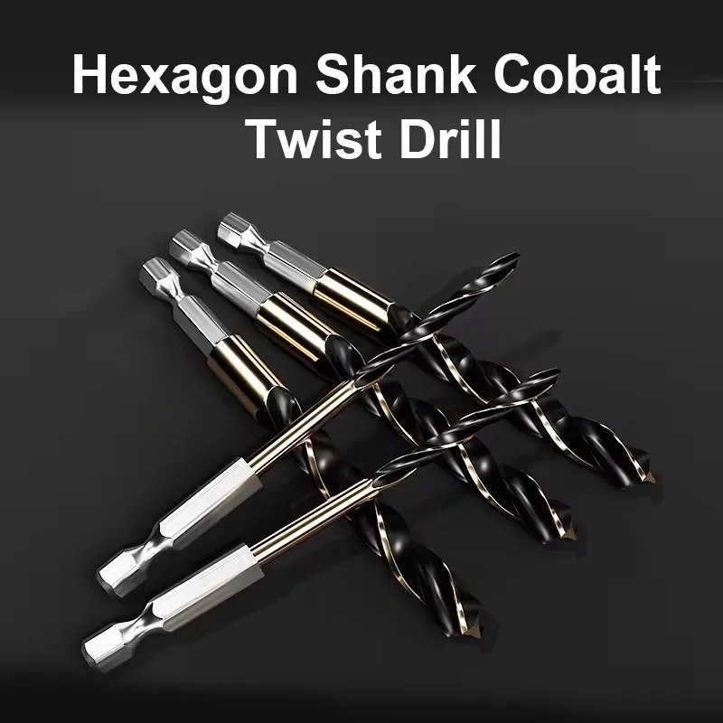 Спиральное сверло с шестигранным хвостовиком