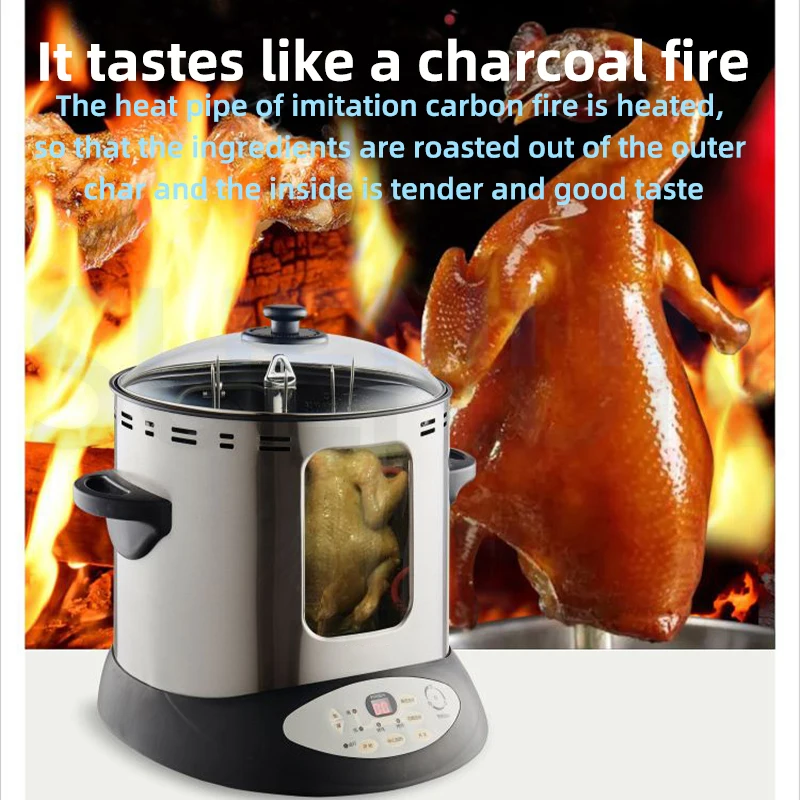 Коммерческая печь-гриль духовка для обжарки курицы жареной утки полностью