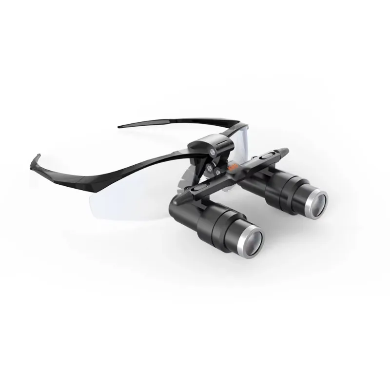 Фото Бинокулярные лупы KWS Kepler Frame Type 5.0x FD-501K-1, черные, с ручным управлением, сертифицированные ISO CE, класс I, для стоматологии, ЛОР, общей хирургии, ветеринарии №4