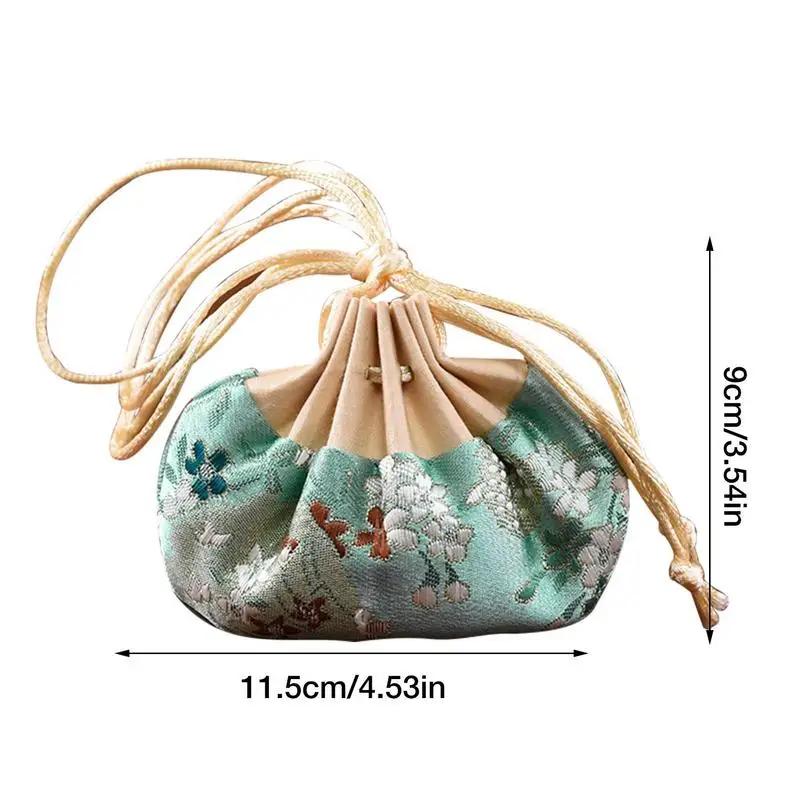 Chinese Sachet Bag Drawstring Jewelry Pouch Bag Drawstring Sachets Empty Embroidered Sachet Bags For Dragon Boat Festival images - 6