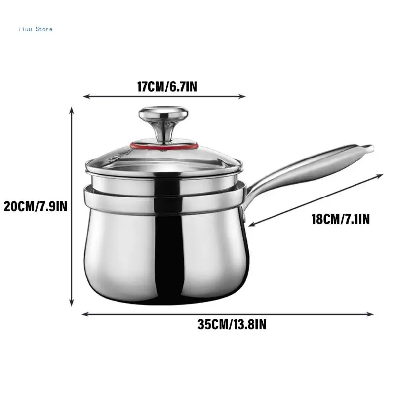 304 кастрюли для молока из нержавеющей стали удобные супа многофункциональная