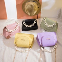 fashion exquisite shopping bag retro casual women totes shoulder bags female leather solid color chain handbag for women 2022
