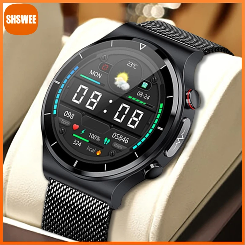

For Xiaomi Huawei ECG+PPG New Smart Watch Mens Blood Pressure Heart Rate Watches 2022 IP68 Waterproof Fitness Tracker Smartwatch
