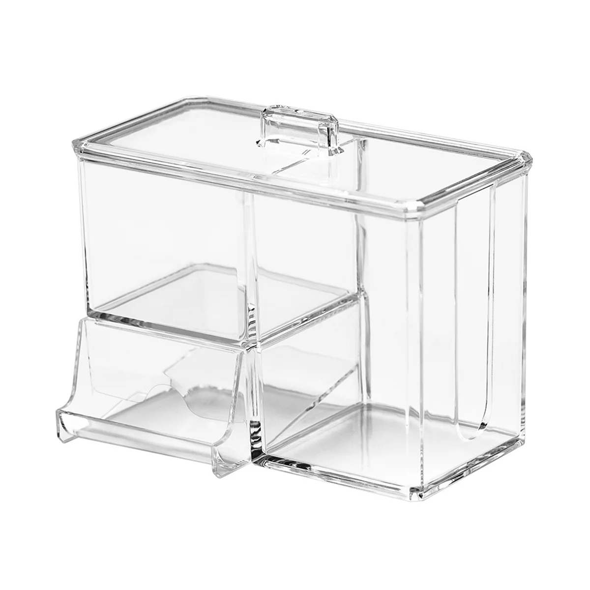 

Контейнер для крышки и ватных палочек, 4 отделения