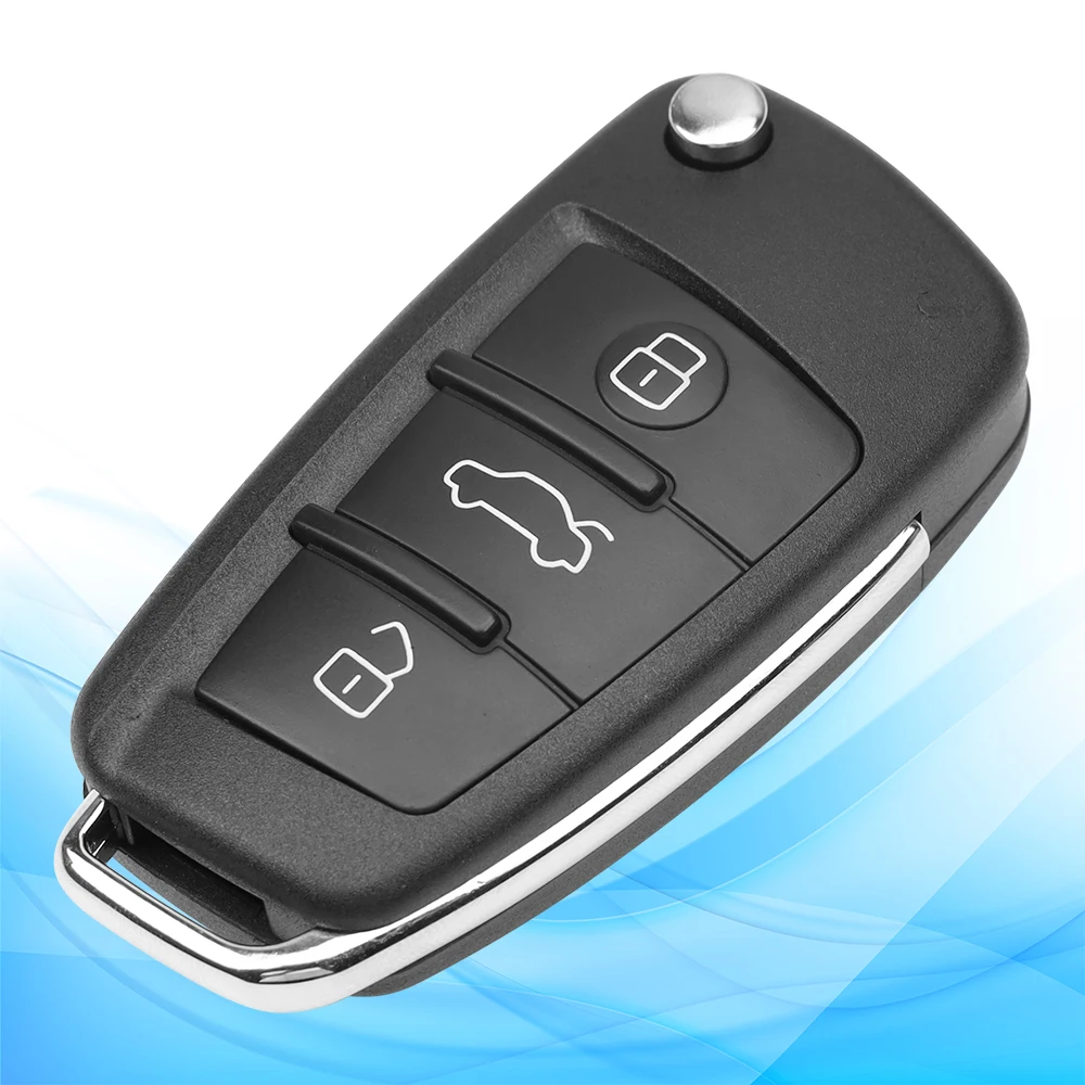 DAhai Audi 3-кнопочный сменный пульт дистанционного управления для A3 A4 A6 Q7 TT HU66 Uncut Blade