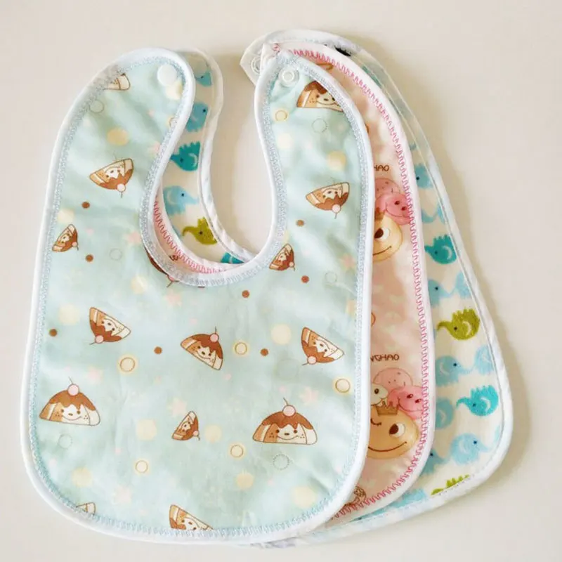 

2pcs Waterproof Bibs for Baby Newborn Bib Sleeves Burp Cloth Baby Bandana Bibs Feeding Apron Bandana for Kids Baby Accessories