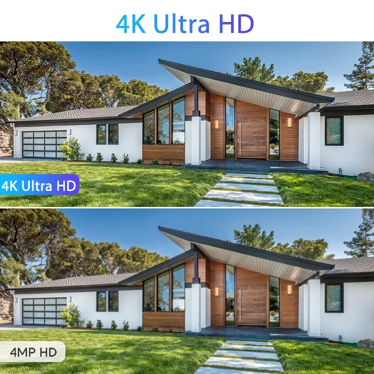 8MP 4K Smart Dual Light Active Deterrence Сетевая камера WizSense TIOC с фиксированным фокусным