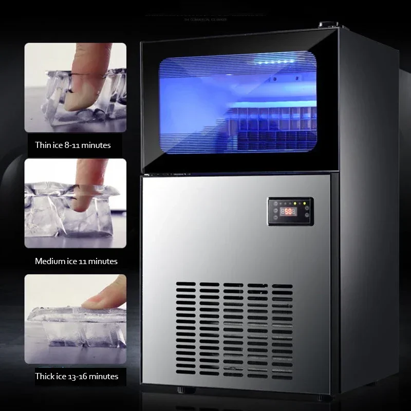 GSN-Z9 60 кг льдогенераторы машина для льда в бутылках с водой коммерческая кубиков