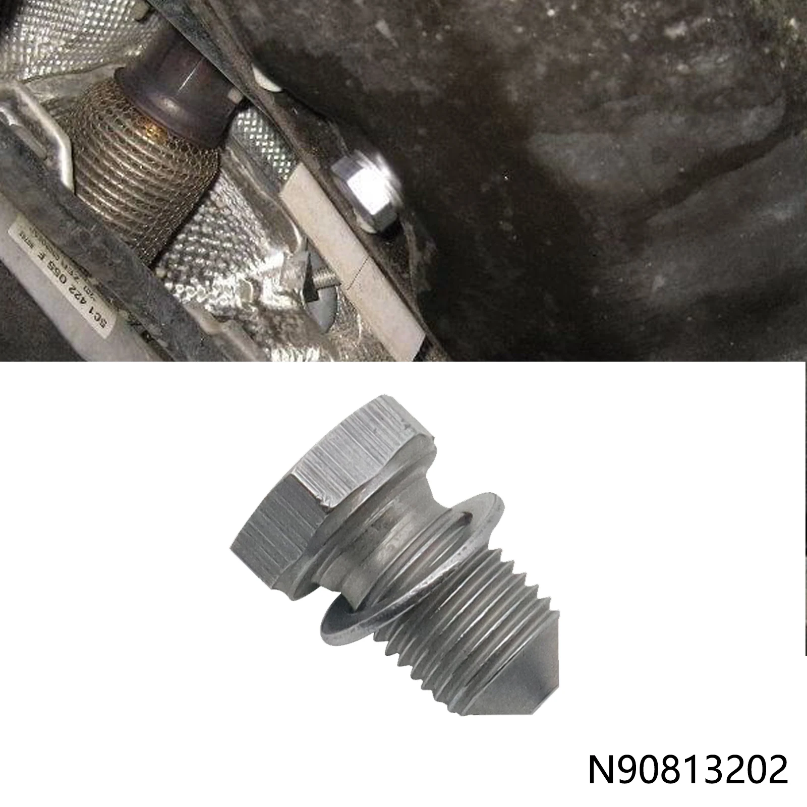 

Для Audi A3 A4 A6 TT, для VW Beetle Eos Golf GTI Jetta Passat Tiguan, сливная пробка двигателя, винтовой болт с шайбой N90813201