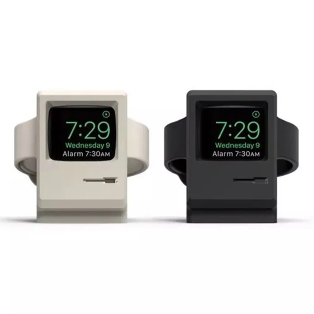 

Силиконовая подставка для apple watch в стиле ретро