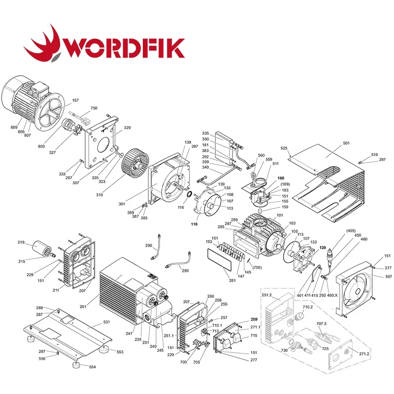Наборы для обслуживания прокладка фильтрующего элемента 56650054500 вакуумного