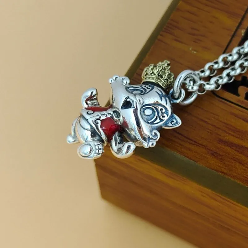 Новый Ретро кулон BOCAI из стерлингового серебра S925 пробы роскошный крутой