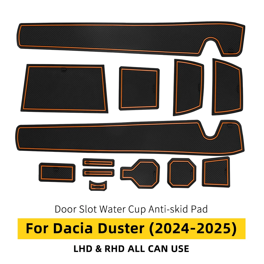 

Для Dacia Duster 3 2024 2025 автомобильный дверной паз коврик противоскользящий дверной паз патчи автомобильный интерьер Dacia Duster 3 аксессуары