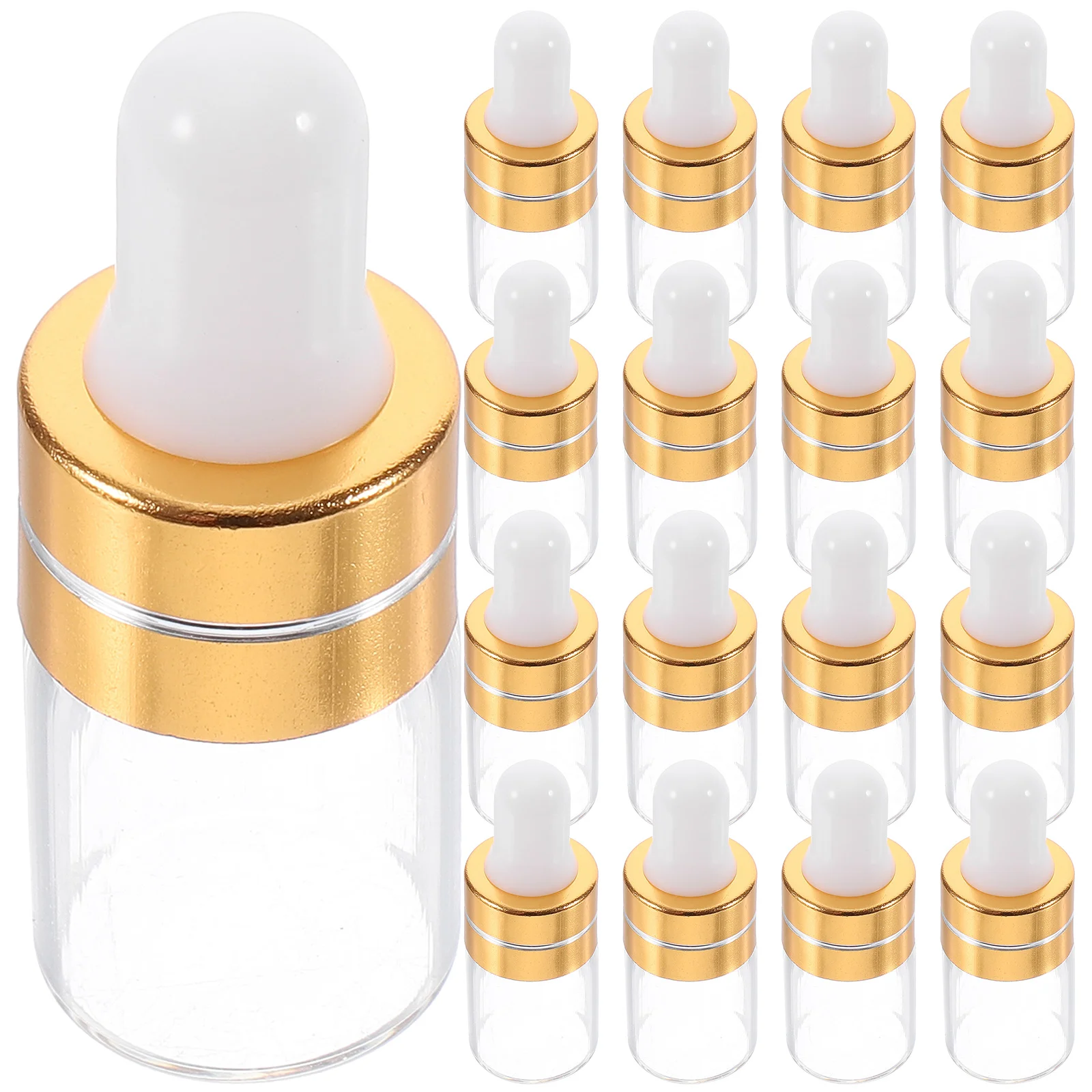 

50 Pcs Soap Travel Container Dropper Bottle Glass Subpackaging Small Bottles Essential Oil