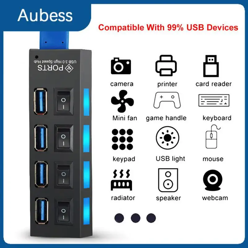 

Usb-разветвитель 5 Гбит/с, 4/7 портов, 5 Гбит/с