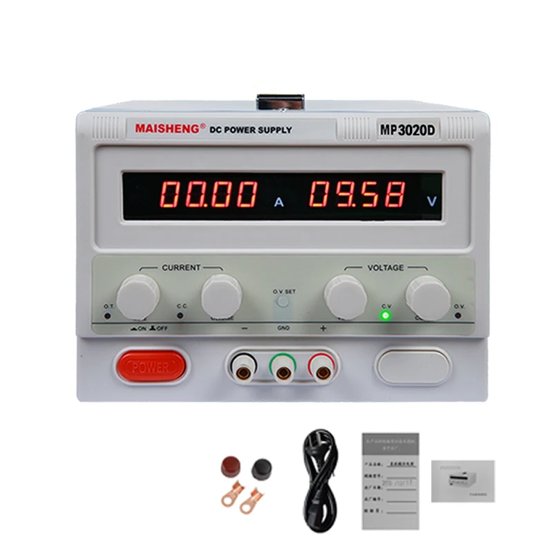 

MP3020D 30V20A 600W Adjustable DC Power Supply with Various Protection Temperature Control For Lab Repair