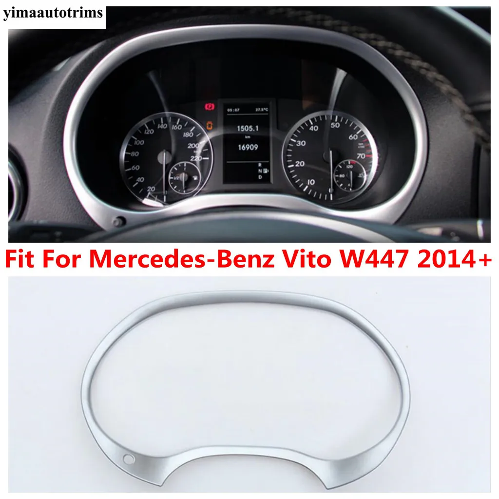 

Панель приборной панели, декоративная рамка экрана, обшивка для Mercedes-Benz Vito W447 2014-2021, матовые аксессуары для интерьера