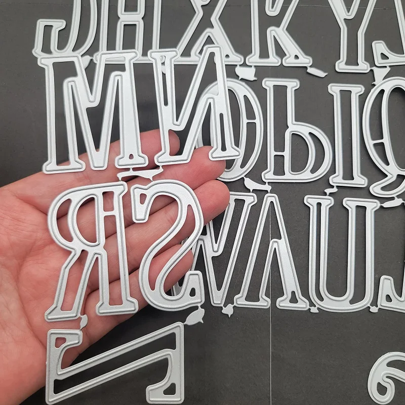 Большой размер капитальные буквы металлическая высечка искусственная ручная