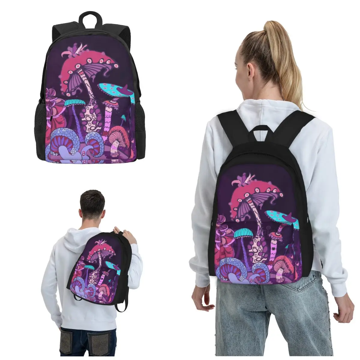 

Легкая сумка для книг в виде грибов Наши рюкзаки предназначены для увеличения вашей мобильности и эстетики старших классов колледжа