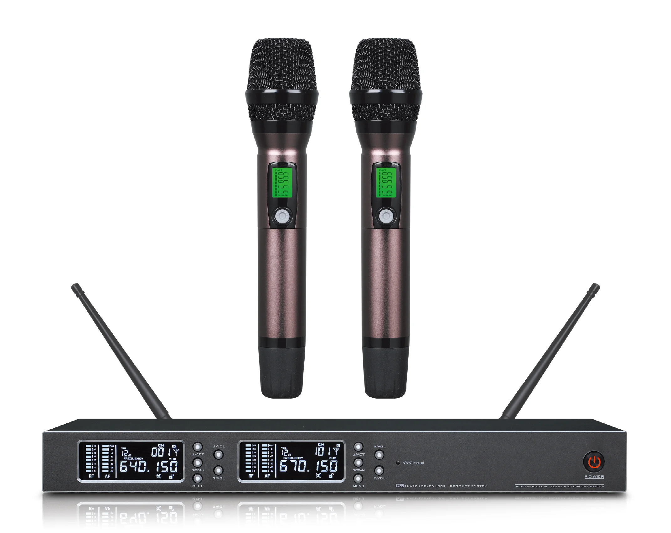 

Производитель OEM Профессиональная UHF 2x10 0 каналов ручная Беспроводная микрофонная система цифровой микшер консоль Аудио Микрофон