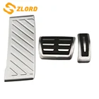 Автомобильные педали Zlord из нержавеющей стали для Skoda Октавия Рапид 5E 5F A7 для Volkswagen VW GOLF 7 GTi MK7 Lamando POLO A05 Passat B8