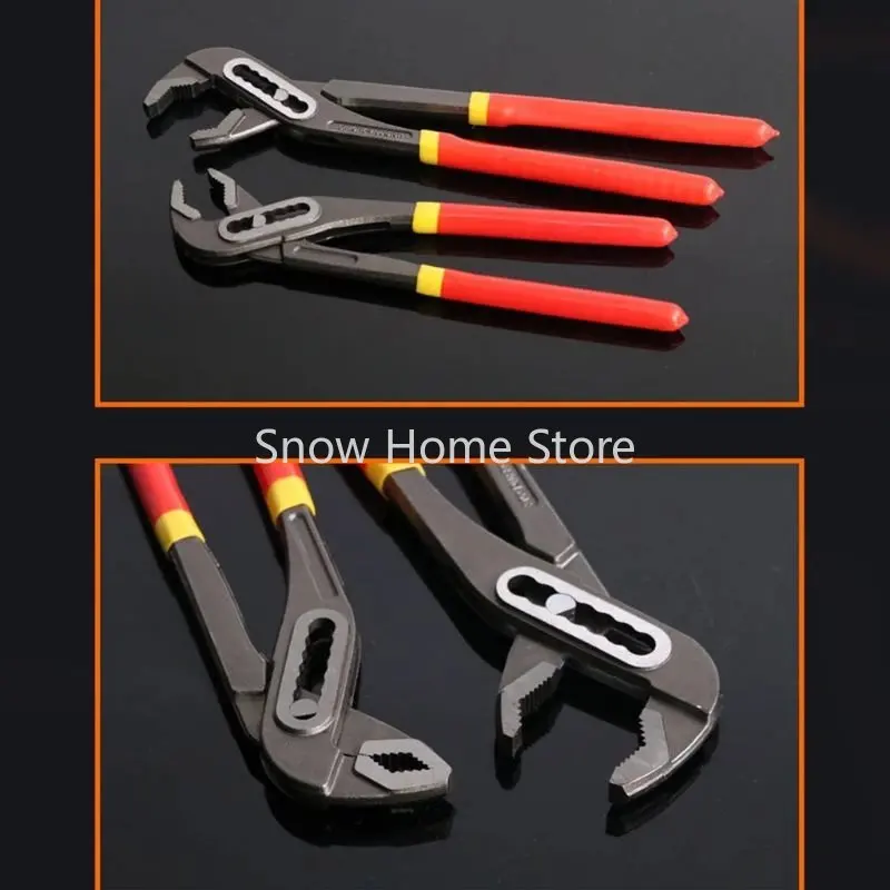 

1pc 8/10/12Inch Water Pump Pliers Quick-release Plumbing Pliers Havy Duty Straight Jaw Groove Joint Plier Manual Tools C7AC