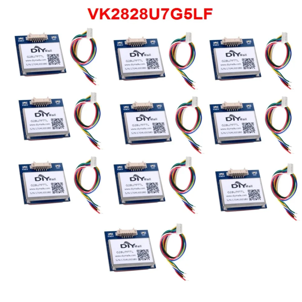 RCmall 10 шт. VK2828U7G5LF GPS модуль с антенной TTL 1-10 Гц флэш-контролем полета модели