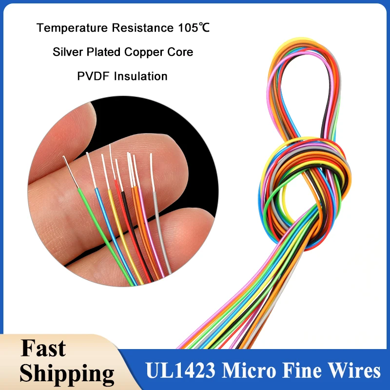 

PTFE посеребренный медный провод 38-24 AWG