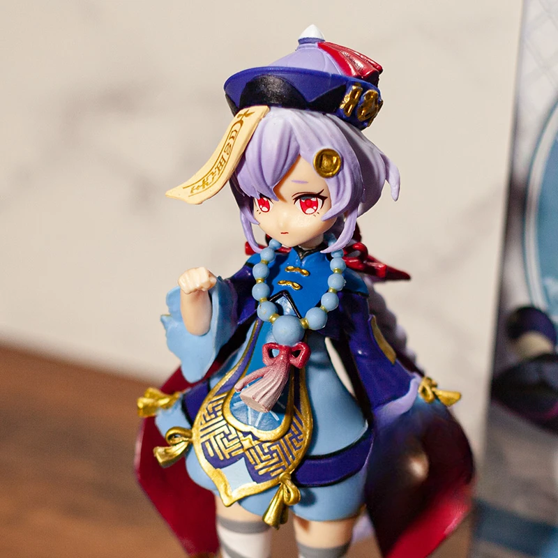 

Genshin Impact Anime Figures Qiqi Model Dolls Game Peripheral Tabletop Decoration Children Toys Surprise Gift Room Decoration
