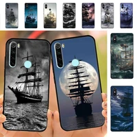 yinuoda sailing ship pirate ship phone case for redmi note 8 7 9 4 6 pro max t x 5a 3 10 lite pro