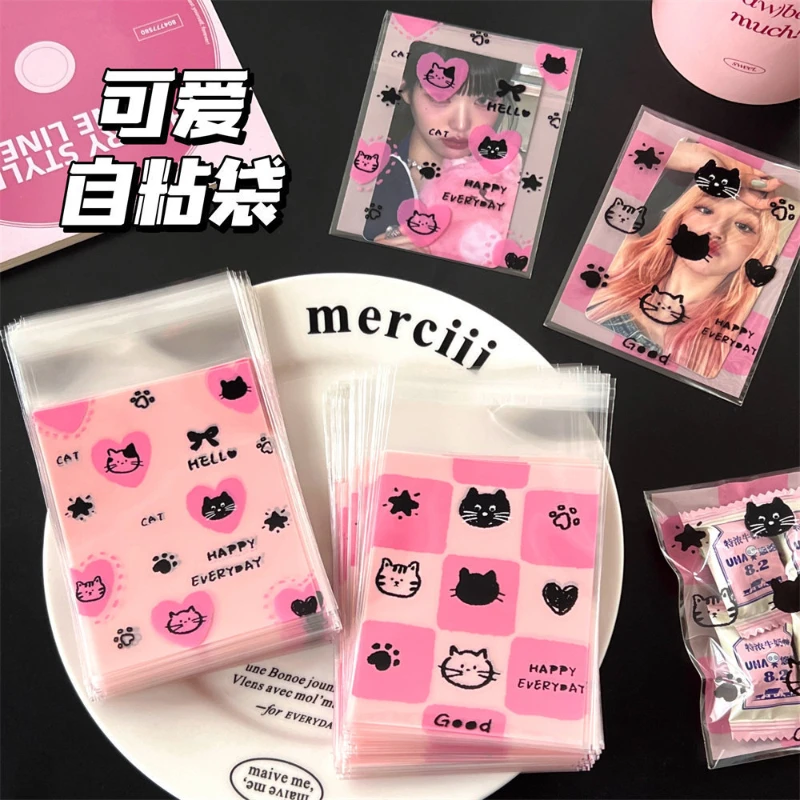 Kawaii hello kitty Милая кошка самоклеящаяся Сумка Высокое качество подарок маленькая