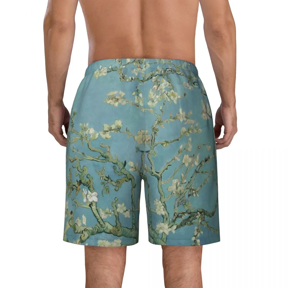 Мужские плавки с принтом миндаля быстросохнущие шорты для пляжа купальники