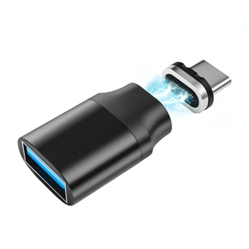 

2023 New USB C Male To USB3.0 Female Magnetic Adapter Charging Type C OTG Data Transfer Converter Magnetic USB C Connector