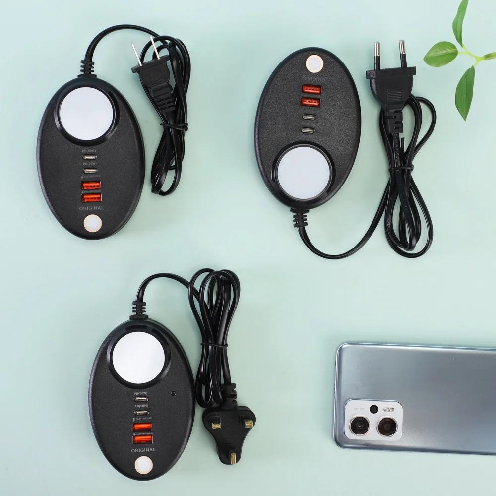 USB-концентратор с 4-портовым зарядным устройством зарядная станция несколькими