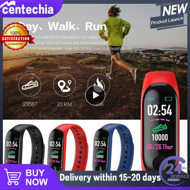 1~8PCS Fitness Tracker Advanced Precise M3 Plus Sleek Innovative Activity Tracker Calorie Counting Health Monitor User-friendly