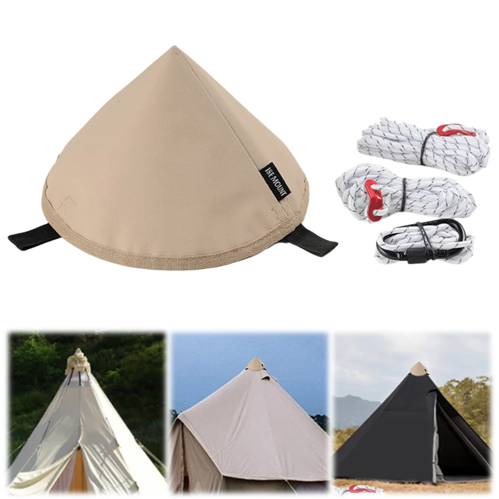 Треугольная водонепроницаемая крышка для палатки брезентовая соединительная