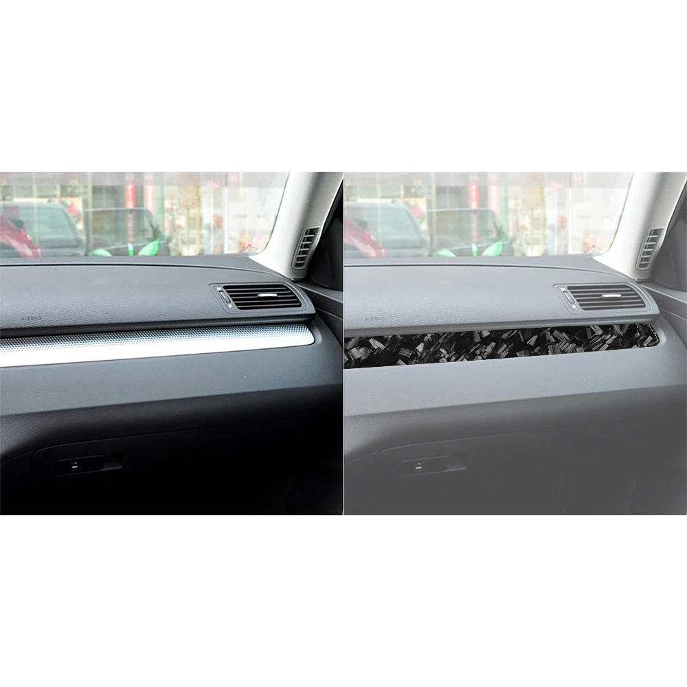 Фото Для Volkswagen Passat B6 2006-2011 Piano Black Co-pilot панель приборной панели отделка крышка салона автомобиля аксессуары наклейка №3