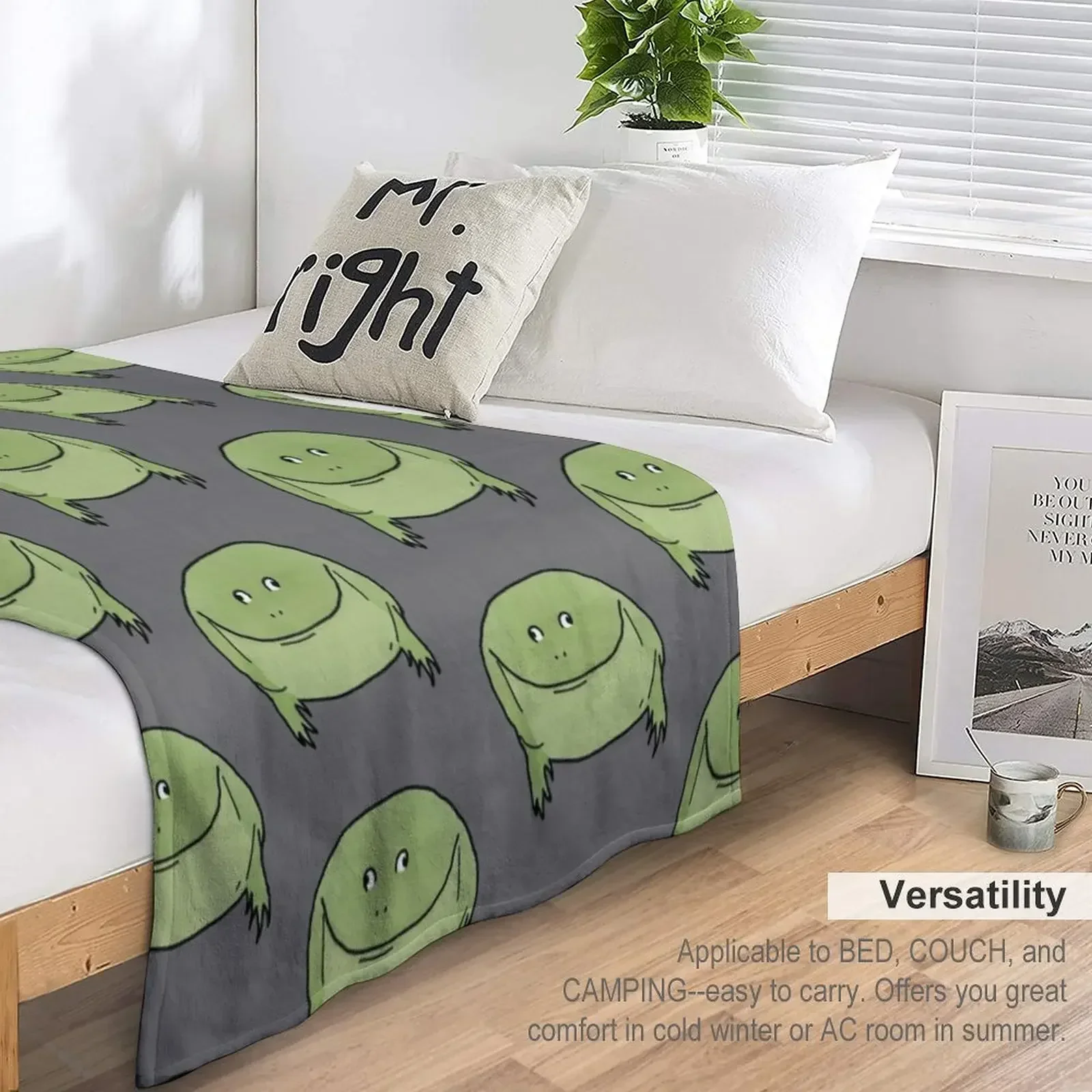 Круглое одеяло с лягушкой для малышей декоративный диван рождественские подарки